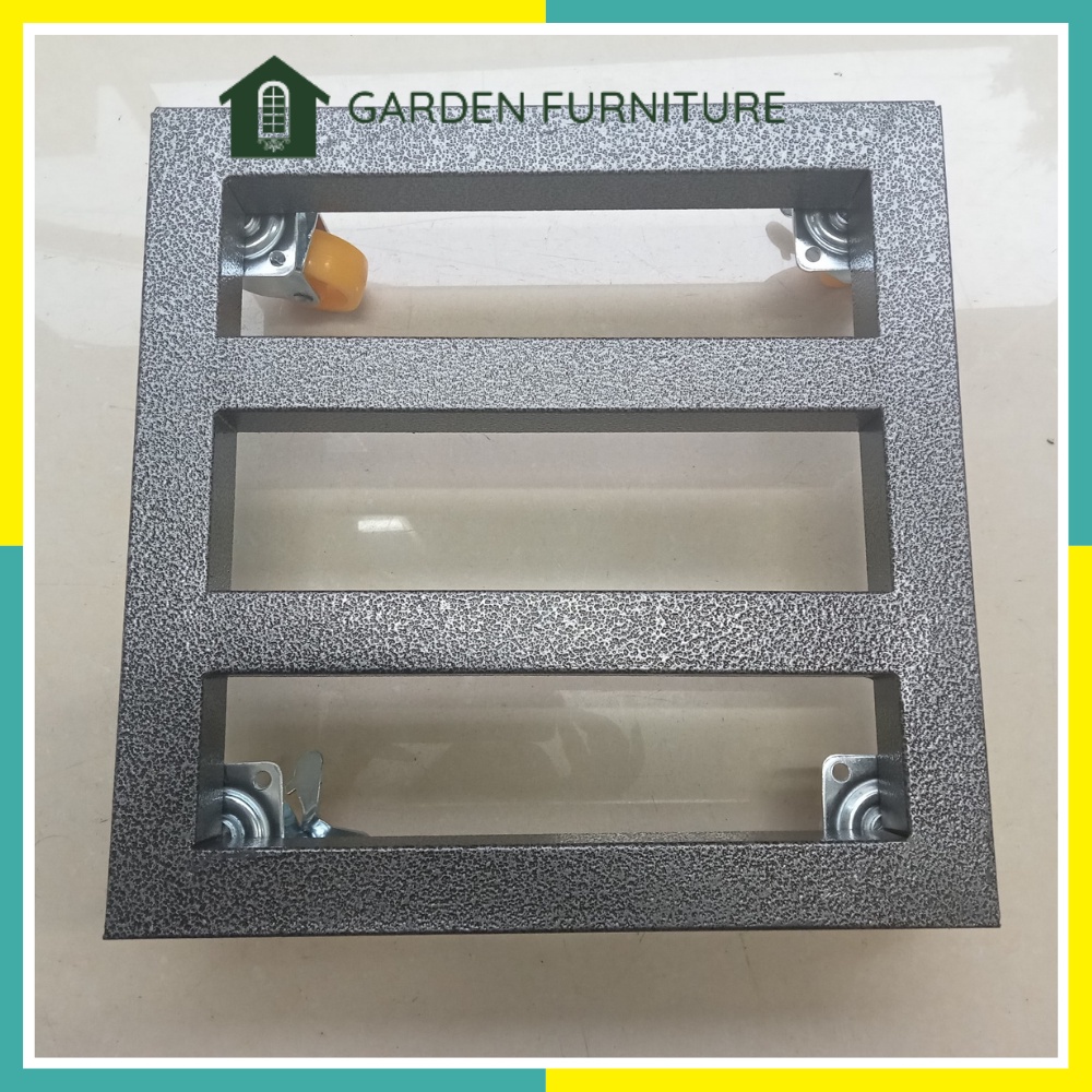 Kệ sắt có bánh xe, kệ trang trí cây cảnh sân vườn, ban công, dễ dang di chuyển trong vườn, ban công nhà