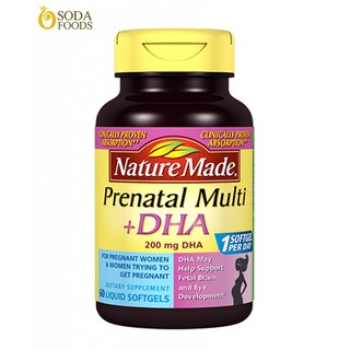 Nature Made Prenatal Multi DHA – Thuốc bổ bà bầu