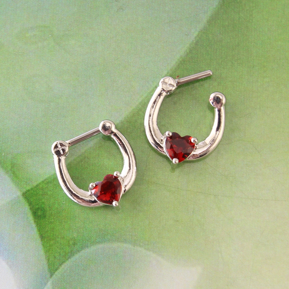 Khuyên mũi đính đá sành điệu cá tính 16g