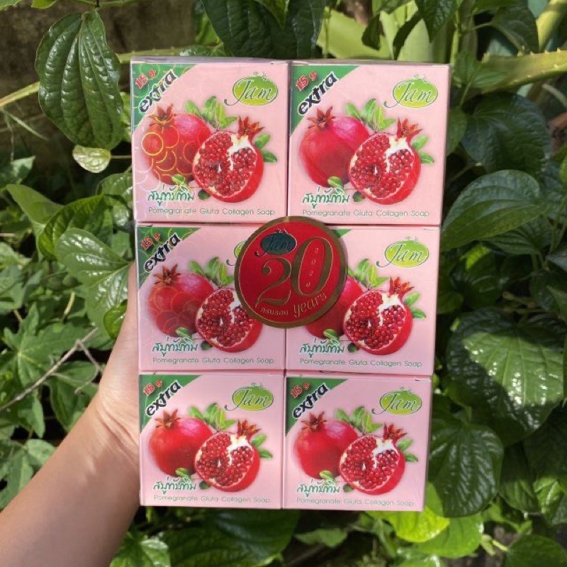 Xà Phòng Lựu Thái Lan Sạch Da Sáng Da Ngăn Mụn Hàng Loại 1