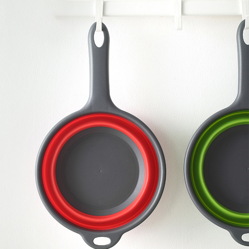 Muỗng ăn OSSAYI bằng silicone 1400ml tay cầm dài có thể gấp gọn tiện dụng