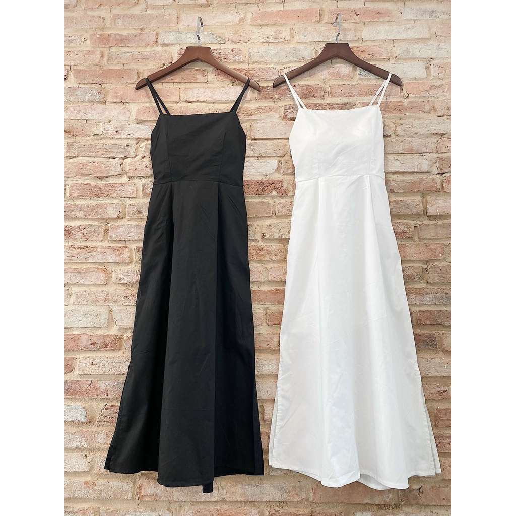 ĐẦM DÀI MAXXI HAI DÂY CỘT NƠ HỞ LƯNG - KIMI DRESS | BigBuy360 - bigbuy360.vn