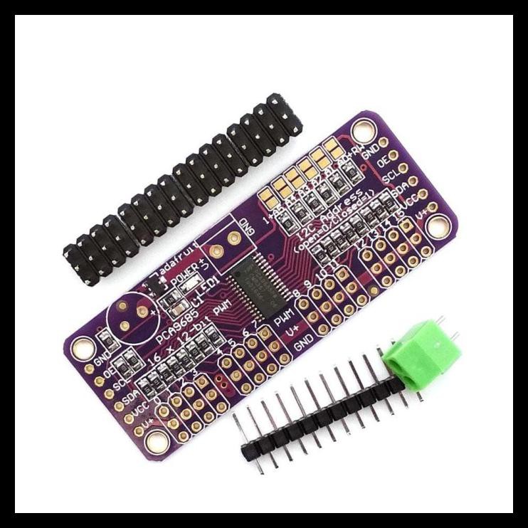 Mô Đun Điều Khiển Động Cơ Servo Pca9685 16 Kênh 12 Bit Pwm I2c Arduino