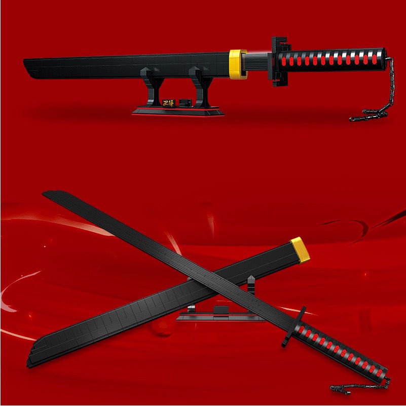 Đồ chơi Lắp ráp Mô hình DK1501 936pcs Creative Expert Ideas Zhanyue Knife Weapon Sword Moc