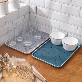 ¤☃Khay Nhựa Hai Lớp Úp Ly Tách Phong Cách Bắc Âu