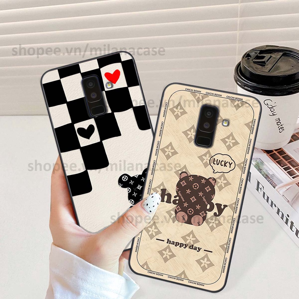 Ốp Samsung J8 gấu be@rBrick gấu Teddy Kaws siêu đẹp, phong cách, cá tính