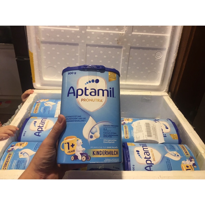 Sữa Aptamil Kindermilch 1+ và 2+ , Loại 800g - Aptamil Đức Hàng Nội Địa