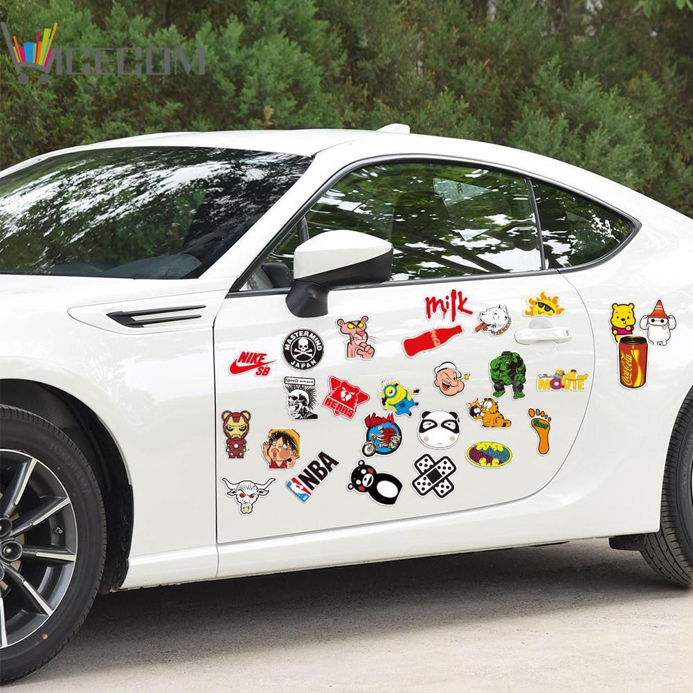 Bộ 100 sticker graffiti dán trang trí xe mô tô/xe hơi/vali hành lý/laptop có thể gỡ được | BigBuy360 - bigbuy360.vn
