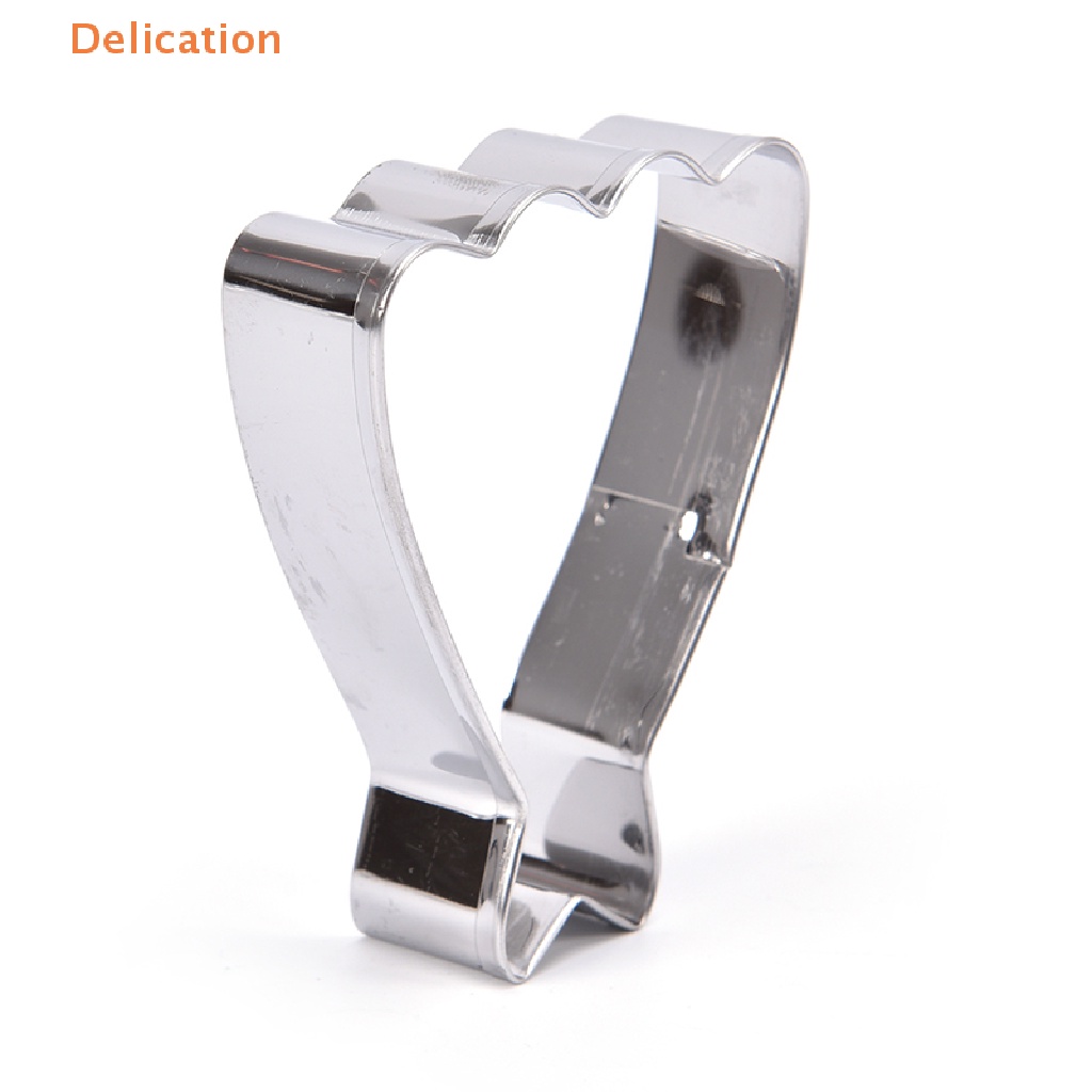 [Delication] Khuôn Cắt Bánh Quy Thạch Hình Váy Cưới Công Chúa Màu Bạc (Màu Sắc: Bạc)