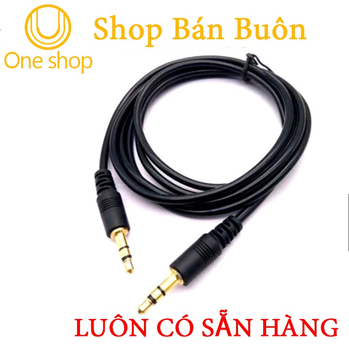 Dây Audio 3.5mm 2 Đầu Đực Dài 1,5m