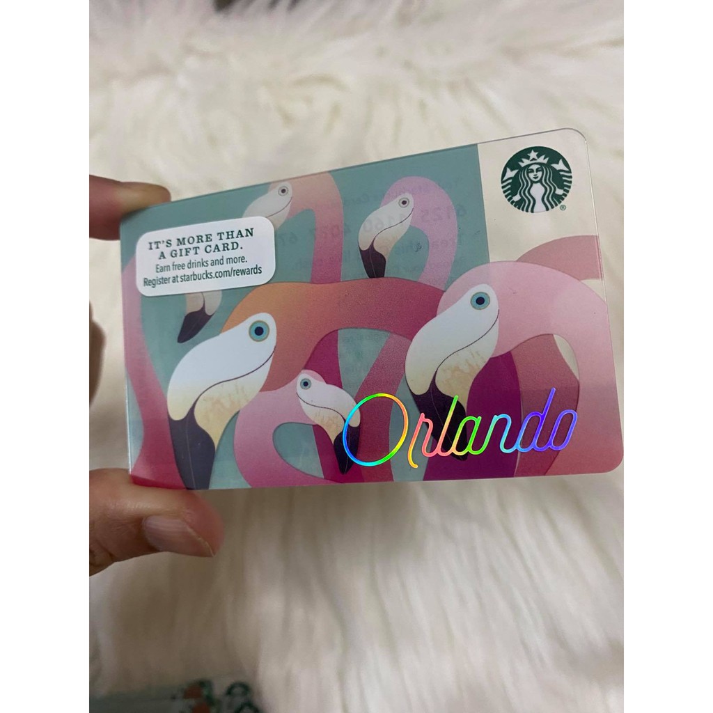 Thẻ NHỰA Starbucks Us - phiên bản thành phố Orlando, Florida