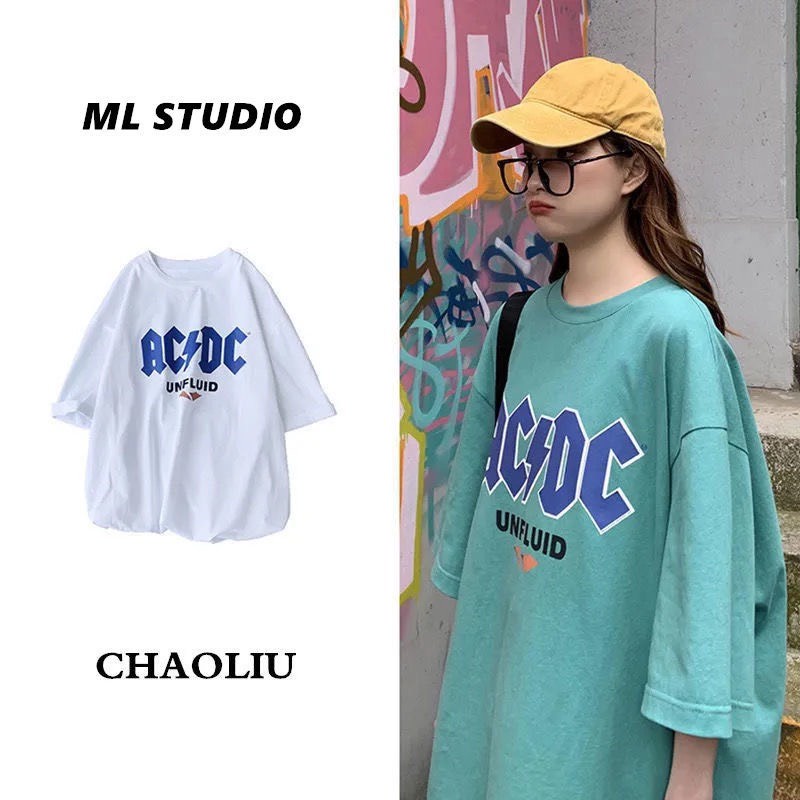 Áo thun tay lỡ form rộng ACOC basic cực chất