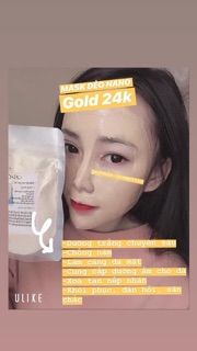 Bột đắp mặt collage 24k (mask dẻo collage 24k)
