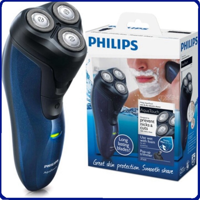 Sản phẩm Máy cạo râu thương hiệu cao cấp Philips AT620 Lưỡi cắt CloseCut - Bảo hành 24 tháng ..