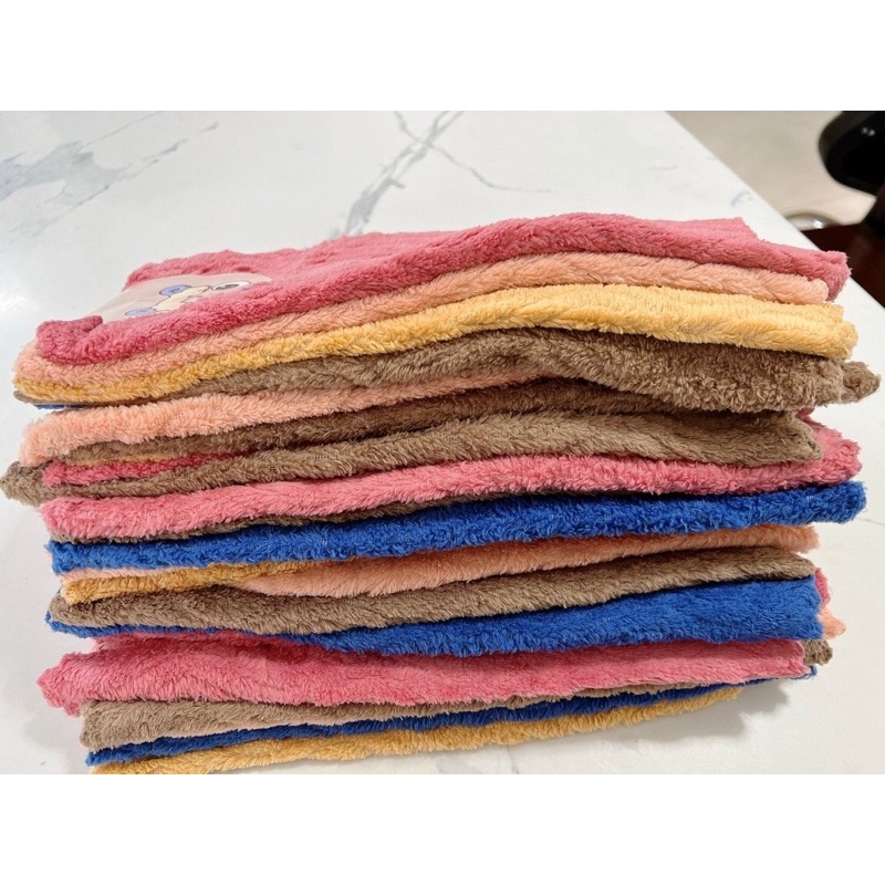 sét 5 khăn lau mặt cao cấp 30x30cm