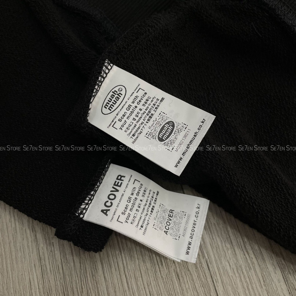 Áo Sweater trơn - Áo nỉ trơn  màu đen form rộng Hàn Quốc Unisex nam nữ mặc được