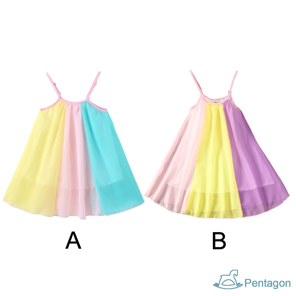 Đầm Chữ A Thời Trang Mùa Hè Xinh Xắn Dành Cho Bé Gái
