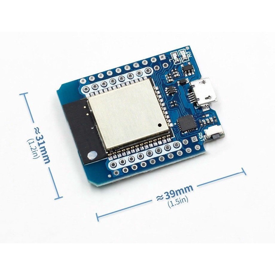 ESP32 - Kit ESP32 MINI (NodeMCU ESP32 Wifi BLE) + Dây nạp code microUSB - Kit IOT ứng dụng nhà thông minh