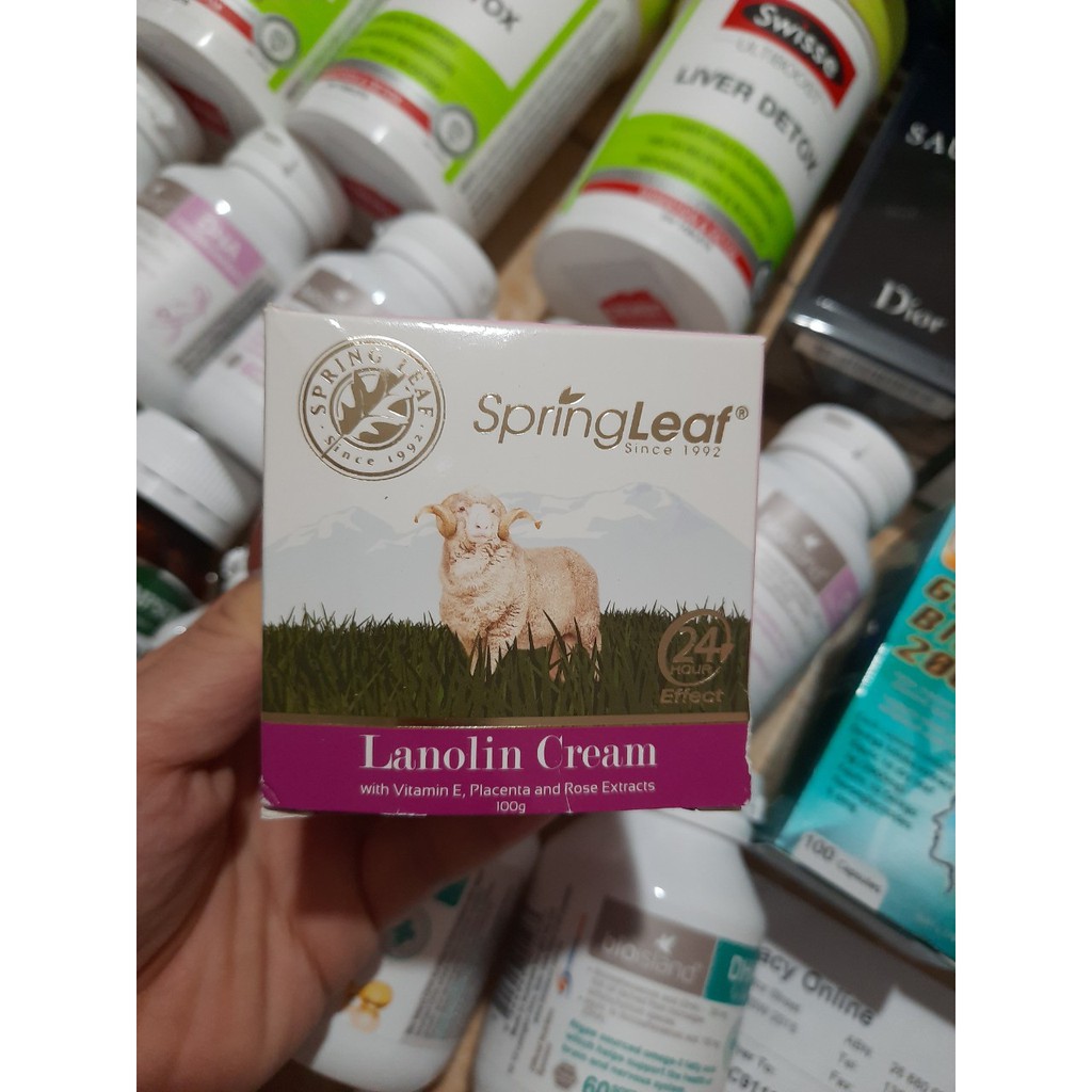 spring leaf lanolin cream