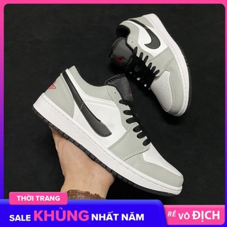 Giày jd xám cổ thấp rep1.1 nam/nữ, giày jd xám_namthaoab
