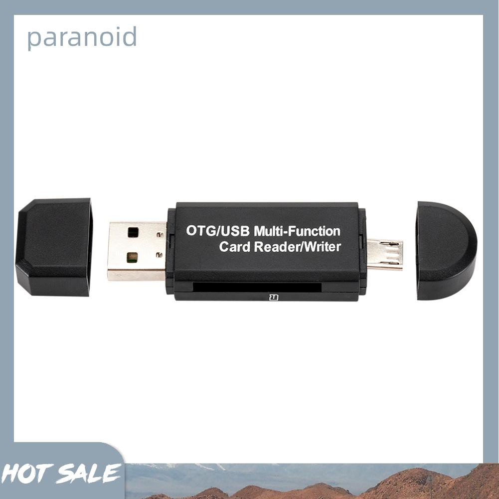 Đầu Đọc Thẻ Nhớ 2 Trong 1 OTG USB 2.0 Micro USB SD TF | BigBuy360 - bigbuy360.vn
