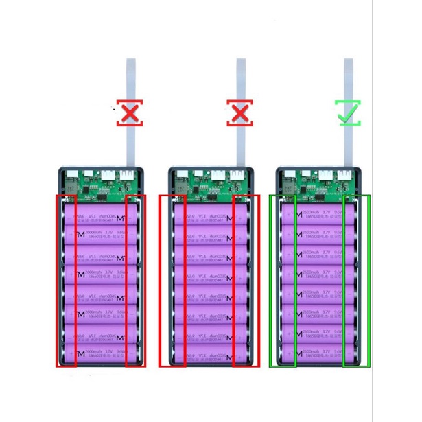 BỘ VỎ 16 PIN - T16 -BOX SẠC DỰ PHÒNG ĐIỆN THOẠI CHÂN LÒ XO DÙNG PIN 18650 KHÔNG PHẢI HÀN