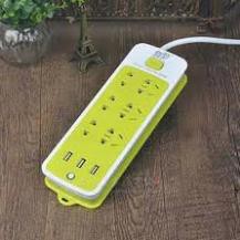[Sẵn Hàng Giao Ngay] ổ cắm điện đa năng kèm 3 cổng sạc USB