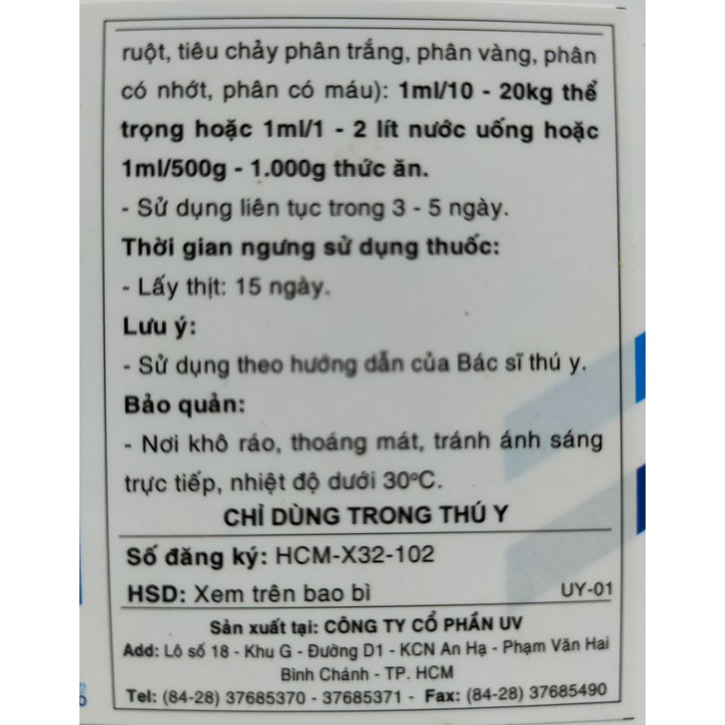 1 hộp 10 lọ Flosal D 10ml Hàng việt nam chất lượng tốt dùng cho gia cầm, gà chọi, chim cảnh