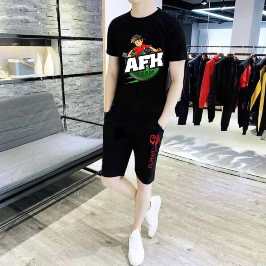 HOT 💥  Set Quần Áo In Hình Free Fire Cổ Tròn Cực Cá Tính Team AFK 💘 | BigBuy360 - bigbuy360.vn