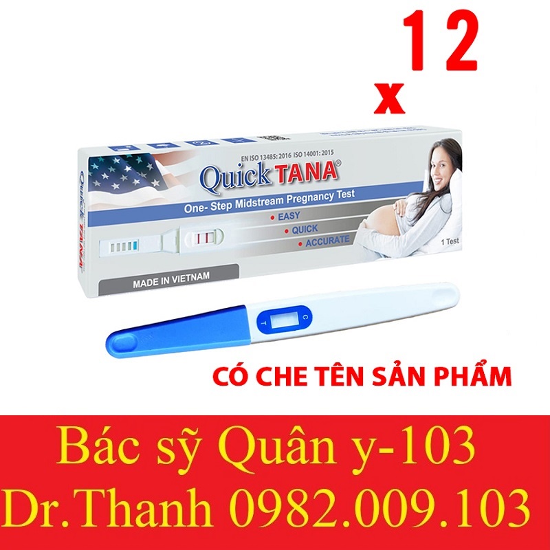 BÚT THỬ THAI QUICKTANA CHO KẾT QUẢ NHANH VÀ CHÍNH XÁC 4-6 NGÀY