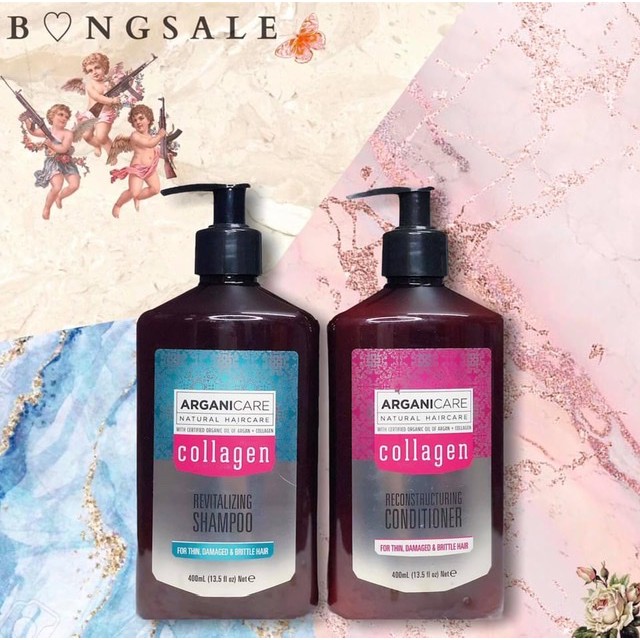 Cặp gội xả ARGANICARE COLLAGEN