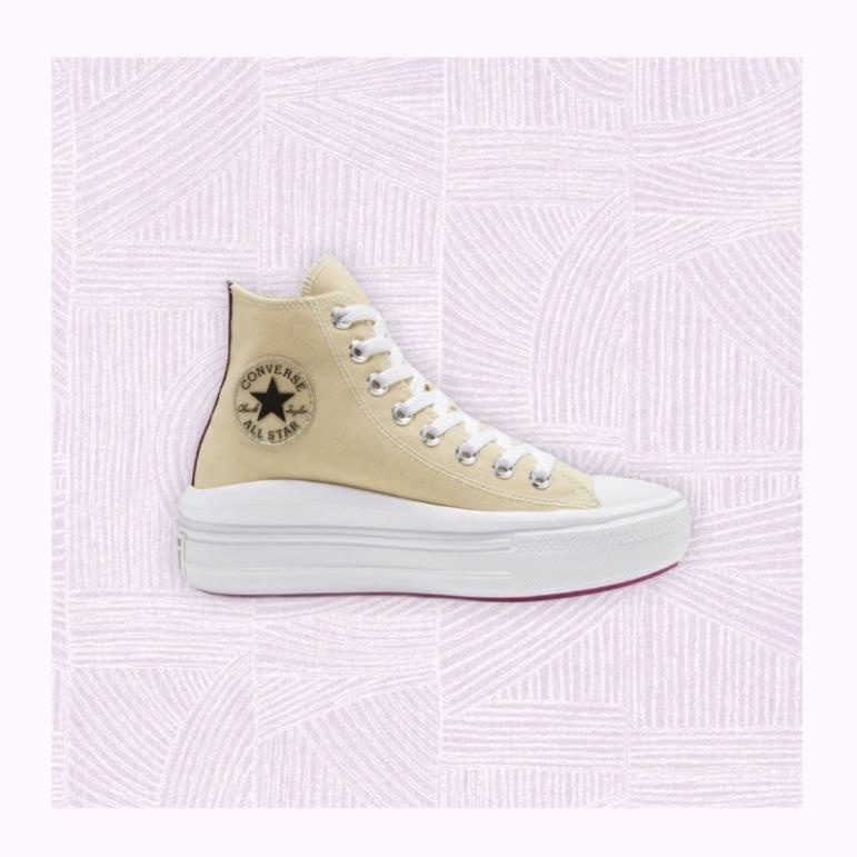 🥑 T-ConsX Giày Converse chuck Taylor Move Platform Trắng cao cổ