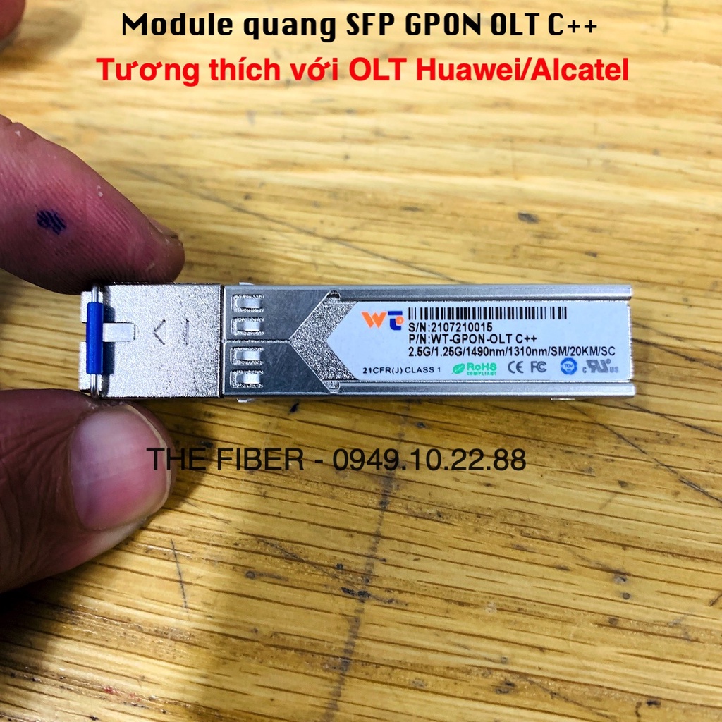 Module Quang SFP GPON OLT Class C++ Alcatel/Nokia (Chỉ dùng ở OLT nhà mạng)