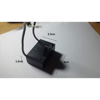 Tụ 2 mf-450 vôn dùng cho quạt cây