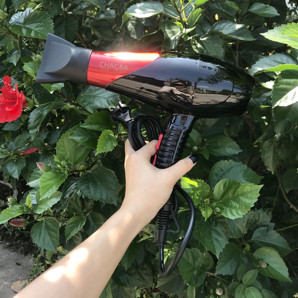 MÁY SẤY TÓC CAO CẤP CHACBA  CÔNG SUẤT 2800W,MÁY DỄ SỬ DỤNG,AN TOÀN,MÁY KHỎE