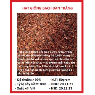 Hạt giống cây bạch đàn trắng gói 50gram