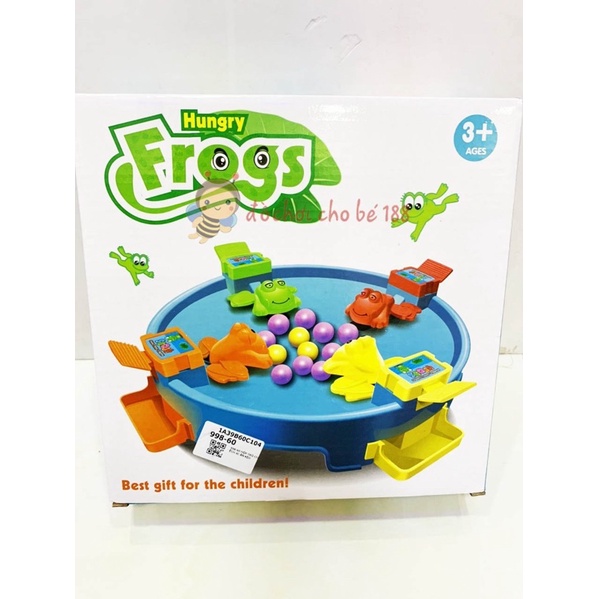 Bộ đồ chơi ếch ăn kẹo nhiều màu bằng nhựa không dùng pin cho bé 707-35