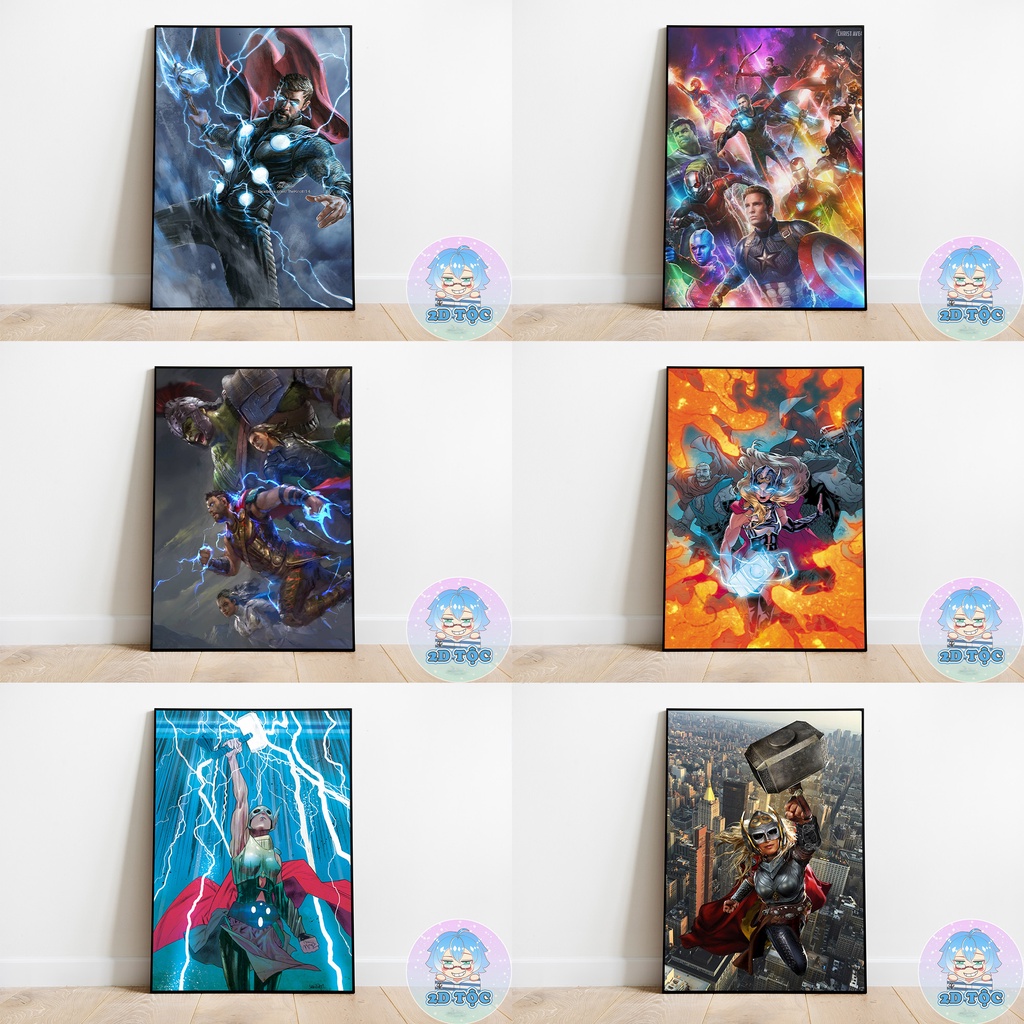 TRANH POSTER A3 THOR MARVEL (1) CHẤT LIỆU GIẤY CAO CẤP – TRANH POSTER DÁN TƯỜNG TREO TƯỜNG 2D TỘC SHOP