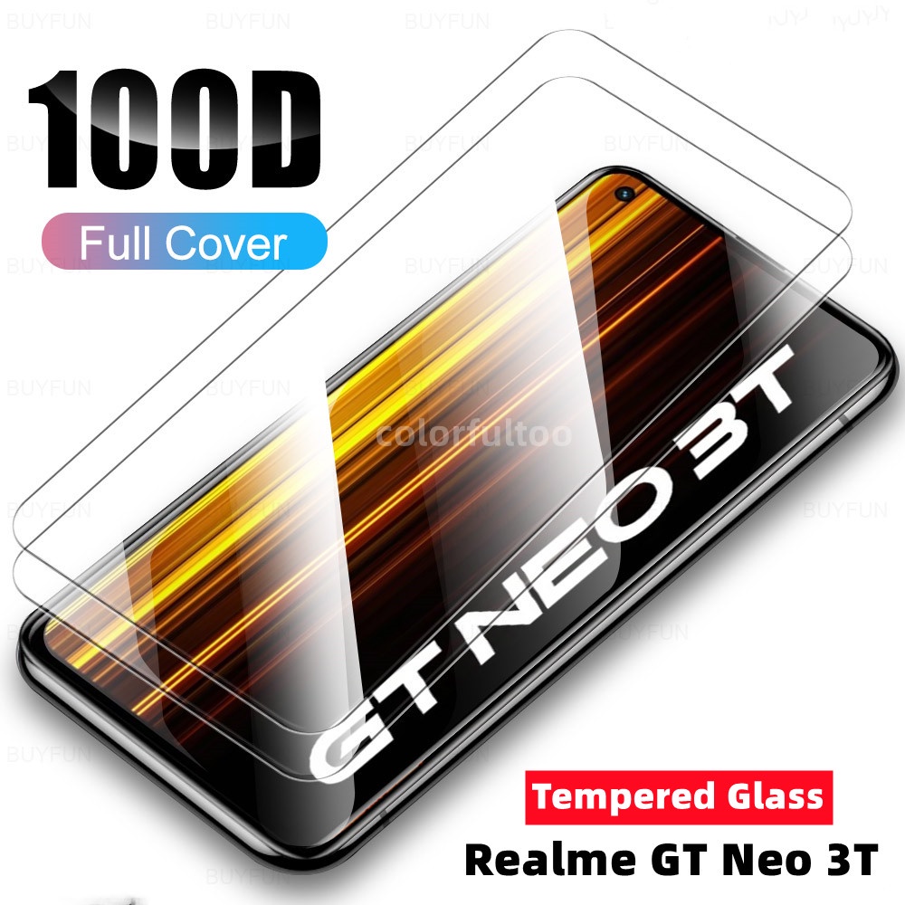 Kính Cường Lực Bảo Vệ Toàn Màn Hình 9H Cho Realme GT Neo 3T 3 2 2Pro 2T GT2 GT Neo RealmeGT 5G
