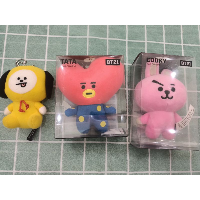 BT21 doll, ly nước CGV BTS official, unseal