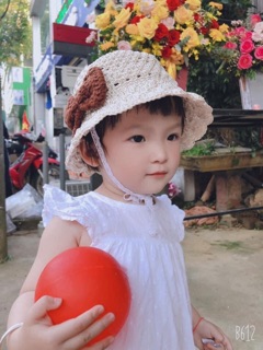 Mũ sợi móc mùa hè