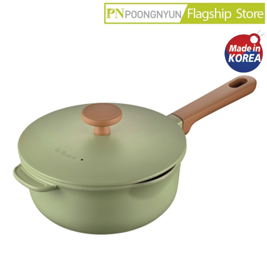 Nồi quánh Ceramic hiệu PN BLRPT-20B(IH) - Đường kính 20cm –  Dung tích 2.1L - Hàng chính hãng