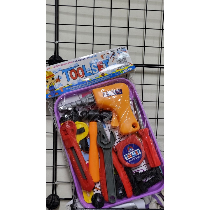 Bộ đồ chơi dụng cụ sửa chữa 13 món nhựa ABS an tòan