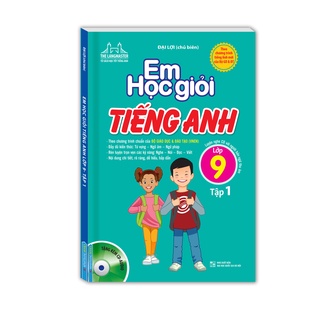 Sách - Combo Em Học Giỏi Tiếng Anh Lớp 9 Tập 1 + Tập 2 + CD mt