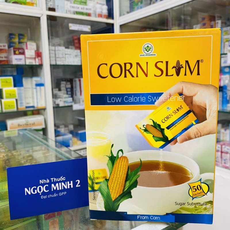 ✅[CHÍNH HÃNG] ĐƯỜNG BẮP ĂN KIÊNG CORN SLIM ( 50 gói ) low calorie sweetener