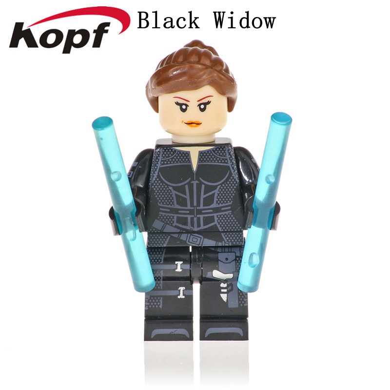 Đồ Chơi Lắp Ráp Nhân Vật Siêu Anh Hùng Màu Đen Cho Bé