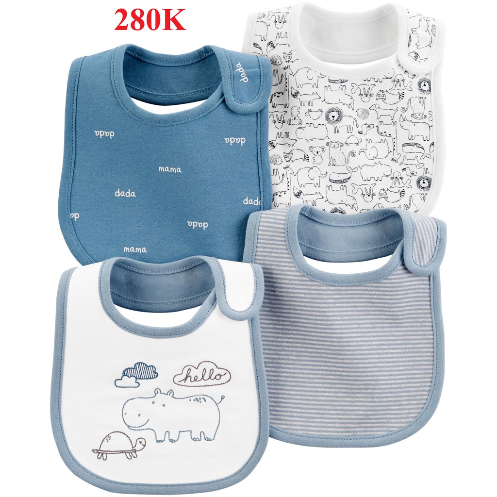 Set 4 yếm cho bé