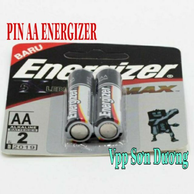 PIN ENERGIZER AA LÂU BỀN ( VỈ 2 QUẢ)