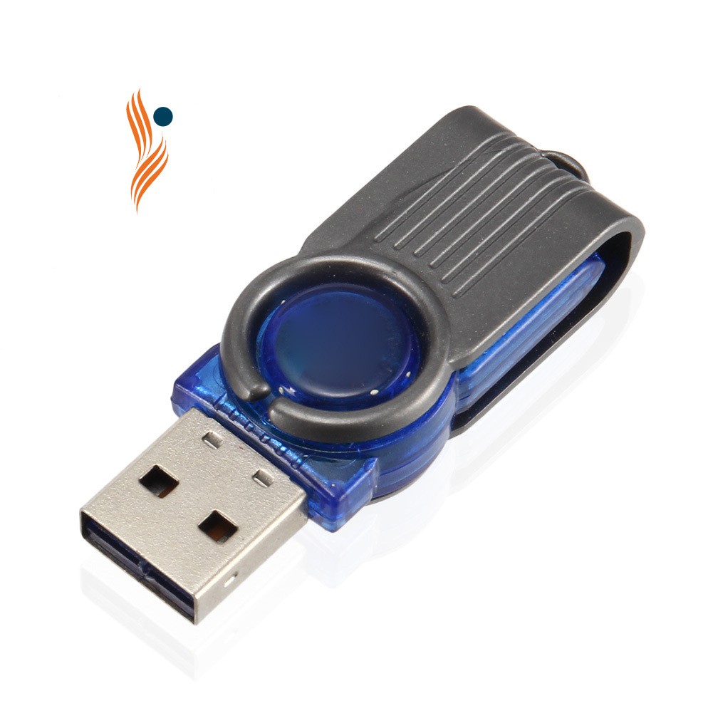 USB 2.0 mini vỏ nhựa dùng đọc thẻ nhớ SD TF tốc độ cao cho máy tính bảng, PC, laptop | BigBuy360 - bigbuy360.vn