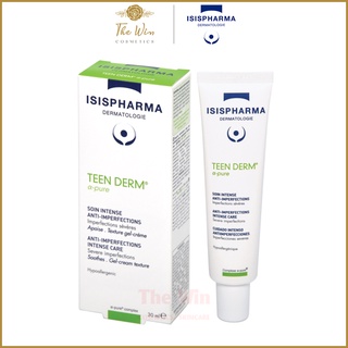 [CHÍNH HÃNG] [ GIÁ SỈ] Kem giảm mụn trứng cá Teen Derm Alpha Pure Isis pharma (30ml) (Date 2027)